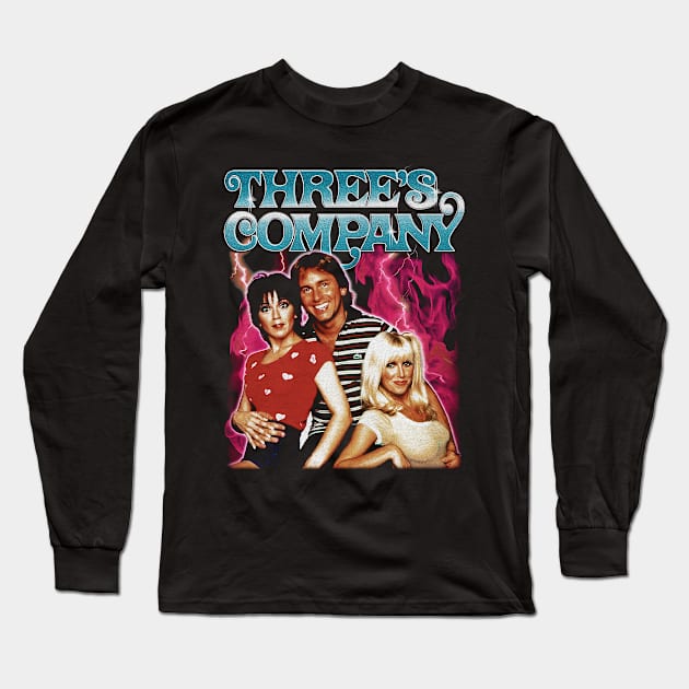 The Classic Three's Company Long Sleeve T-Shirt by Rage Against Tee Machine